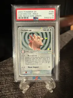 Clefable EX Ultra Rare 2004 FireRed & LeafGreen #106/112 PSA 9 - Image 1