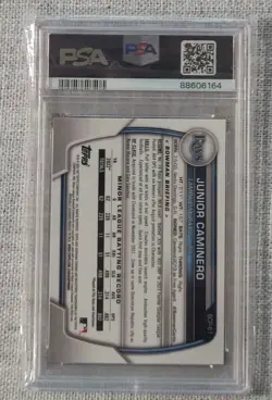 2023 Bowman Chrome Prospects #BCP-61 Junior Caminero (RC) PSA 10 Rookie - Image 2