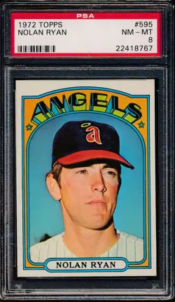 1972 Topps 595 Nolan Ryan PSA 8 - 22418767 - Image 1