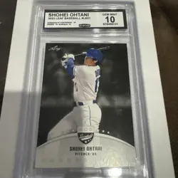Shohei Ohtani 2023 #LB-01 Graded Gem Mint 10 Slab Los Angeles Dodgers #Shohei - Image 1