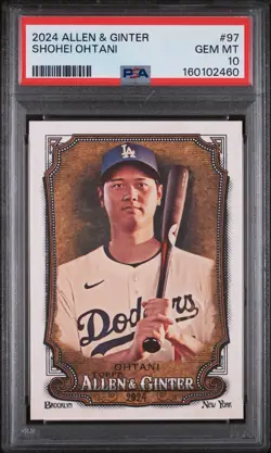 2024 Topps Allen & Ginter Shohei Ohtani #97 PSA 10 GEM MINT - Image 1
