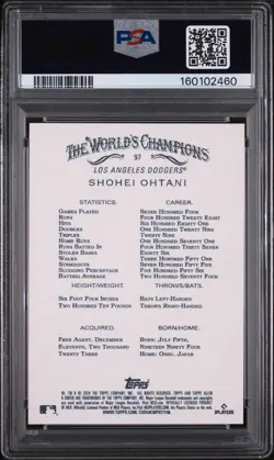 2024 Topps Allen & Ginter Shohei Ohtani #97 PSA 10 GEM MINT - Image 2