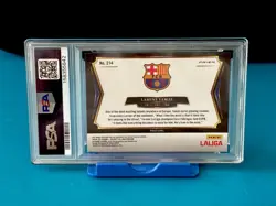 Lamine Yamal 2024-25 Select La Liga #214 Barcelona Purple Mojo PSA 10 GEM MINT - Image 4