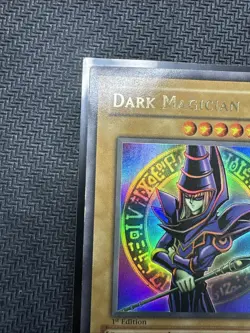 Dark Magician LOB-005 The Legend of Blue Eyes White Dragon 1st Edition - Image 2