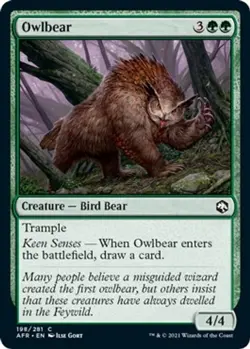 NM - Owlbear [AFR - 198] Adventures in the Forgotten Realms - Image 1