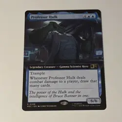 Professor Hulk (Extended Art) Commander: Marvel Super Heroes MTG MSC 0338 NEW - Image 1