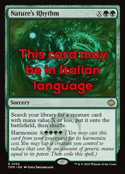 MTG NATURE's RHYTHM EXC - RITMO DELLA NATURA 150 - TDM - MAGIC - Image 1