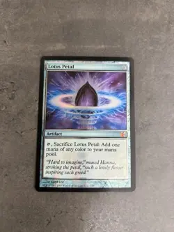 LOTUS PETAL FOIL MAGIC THE GATHERING MTG FROM THE VAULT EXILED - Image 1