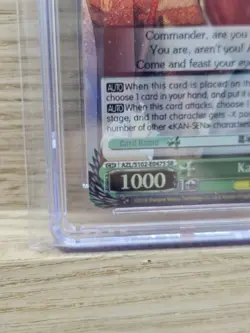Katsuragi Weiss Schwarz 2023 CGC 10 Gem Mint Super Rare Azure Lane - Image 3