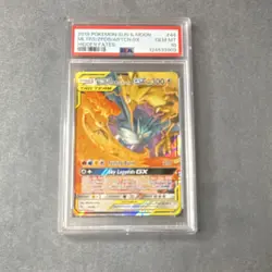 The Pokemon Company Hidden Fates Moltres Zapdos Articuno GX Holo 44/68 PSA 10 - Image 1