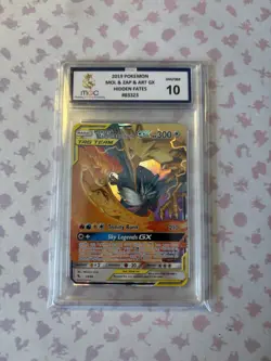 Pokemon Moltres Zapdos Articuno GX Hidden Fates Card 44/68 MGC 10 Graded PSA ACE - Image 2