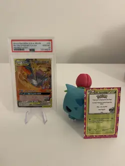 Pokemon TCG Hidden Fates Moltres Zapdos Articuno GX Card 44/68 PSA 10 Gem Mint - Image 1