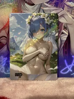 GODDESS STORY SPICY GIRL SSP-09 REM Re:ZERO ANIME WAIFU CARD - Image 1