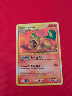 Pokemon TCG Charizard LV.76 Holo Secret Rare Card 103/100 Stormfront MP - Image 1