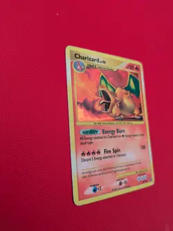 Pokemon TCG Charizard LV.76 Holo Secret Rare Card 103/100 Stormfront MP - Image 2