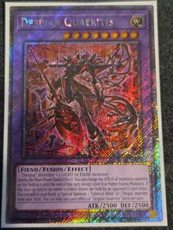 Yugioh Despian Quaeritis RA05-EN036 Platinum Secret Rare 1st Edition - Image 1