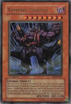 Vampire Genesis SD2-EN001 Structure Deck: Zombie Madness 1st Edition - Image 1