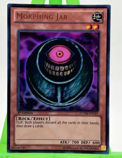 YuGiOh Morphing Jar LCYW-EN121 Ultra Rare 1st Ed LC3 Yugi's World - Image 1