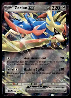 Pokemon TCG SV: Scarlet & Violet Promo Cards #198 Zacian EX NM - Image 1