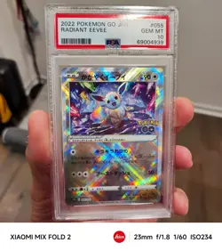 PSA 10 Gem Mint Radiant Eevee 055/071 2022 Japanese Card Graded - Image 1