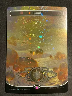 MTG Plains (Borderless) (Galaxy Foil), NM-Mint, (UNF #486) Foil - Image 1