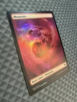 MTG Mountain #253/254 Foil Basic Land Theros Beyond Death (THB) - Image 2