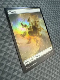 MTG Plains #250/254 Foil Basic Land Theros Beyond Death (THB) - Image 2