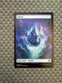 MTG Island #251/254 Foil Basic Land Theros Beyond Death (THB) - Image 1