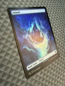 MTG Island #251/254 Foil Basic Land Theros Beyond Death (THB) - Image 2