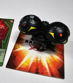 Bakugan Gundalian Invaders Darkus Farakspin 750G B2 w/ card - Image 3