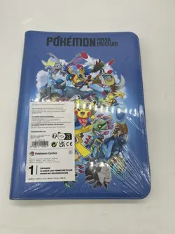 Pokemon Center Fossil Museum Zip Binder 20 Pages 360-Card Capacity NEW SEALED - Image 1