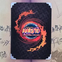 Naruto CCG Sexy Jutsu #110 Rare Wavy Foil NM Vintage Trading Card English - Image 2