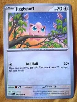 Pokemon Cards: Jigglypuff 76/94 Common Regular | ME: Phantasmal Flames - Pokemon - Image 1