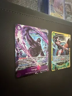 Vergo OP14-061 Alt Art One Piece TCG And Dracula Mihawk Op14. 2 Card Lot - Image 3