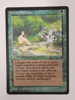 MTG Magic the Gathering Sylvan Paradise (208/310) Legends LP - Image 1