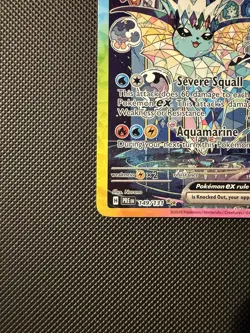 Vaporeon ex 149/131 Special Illustration Rare Prismatic Evolutions Pokemon Card - Image 4