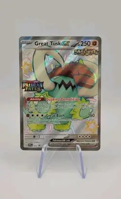 Pokemon TCG: Great Tusk ex 072 Sv: Scarlet & Violet Black Star Promo Cards - NM - Image 1