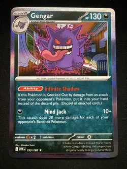 Gengar 050/088 Holo Rare Perfect Order ME03 Pokemon TCG Near Mint Card - Image 1