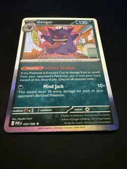 Gengar 050/088 Holo Rare Perfect Order ME03 Pokemon TCG Near Mint Card - Image 3