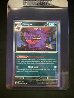 Gengar 050/088 Holo Rare Perfect Order ME03 Pokemon TCG Near Mint Card - Image 5