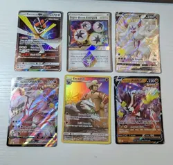 Nintendo Pokemon TCG Foil Lot - 6 Cards Urshifu VMAX Grimmsnarl V Kartana GX - Image 1