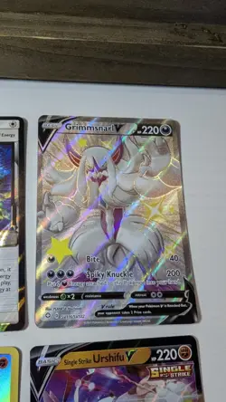 Nintendo Pokemon TCG Foil Lot - 6 Cards Urshifu VMAX Grimmsnarl V Kartana GX - Image 5