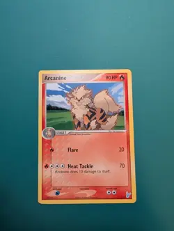 Pokemon Card 2006 EX Trainer Kit: Plusle + Minun Set Common Arcanine 1/12 NM - Image 1