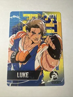 Nintendo Capcom Street Fighter 6 Amiibo Card Series 2 Luke 031 NM-Mint - Image 1