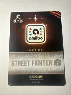 Nintendo Capcom Street Fighter 6 Amiibo Card Series 2 Luke 031 NM-Mint - Image 2
