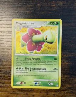 Pokemon TCG Meganium Holo Rare Card 13/123 Mysterious Treasures Set, Lv48 MP - Image 1