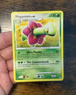 Pokemon TCG Meganium Holo Rare Card 13/123 Mysterious Treasures Set, Lv48 MP - Image 2