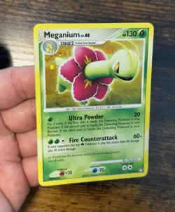 Pokemon TCG Meganium Holo Rare Card 13/123 Mysterious Treasures Set, Lv48 MP - Image 3