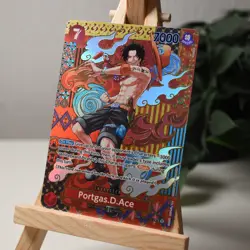 One Piece Card Game Portgas D. Ace SP OP02-013 SP English NM - Image 1