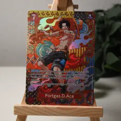One Piece Card Game Portgas D. Ace SP OP02-013 SP English NM - Image 3